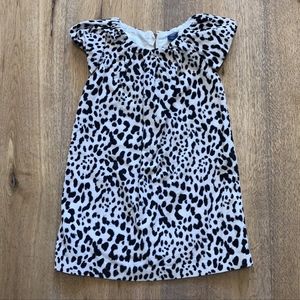 🦊 Baby Gap Leopard Print Cord Shift Dress